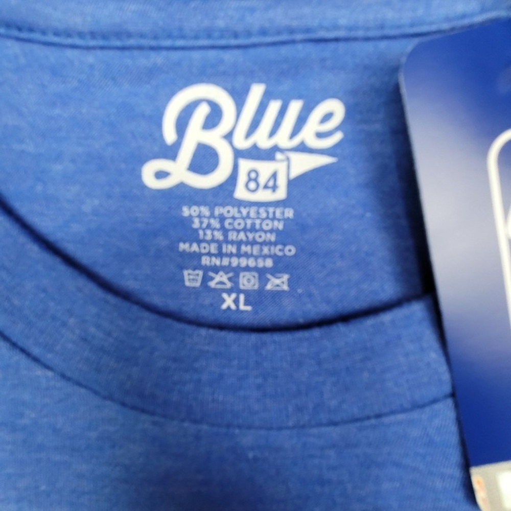 Philadelphia Sixers NBA Heather Blue Shirt Cotton Blend XL NWT -‎ Blue 84 - Picture 3 of 8